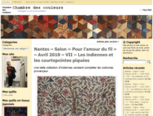 Tablet Screenshot of chambredescouleurs.france-i.com